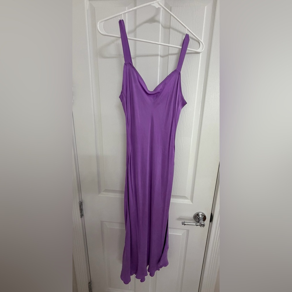 J. Crew Lavender Backless Dress